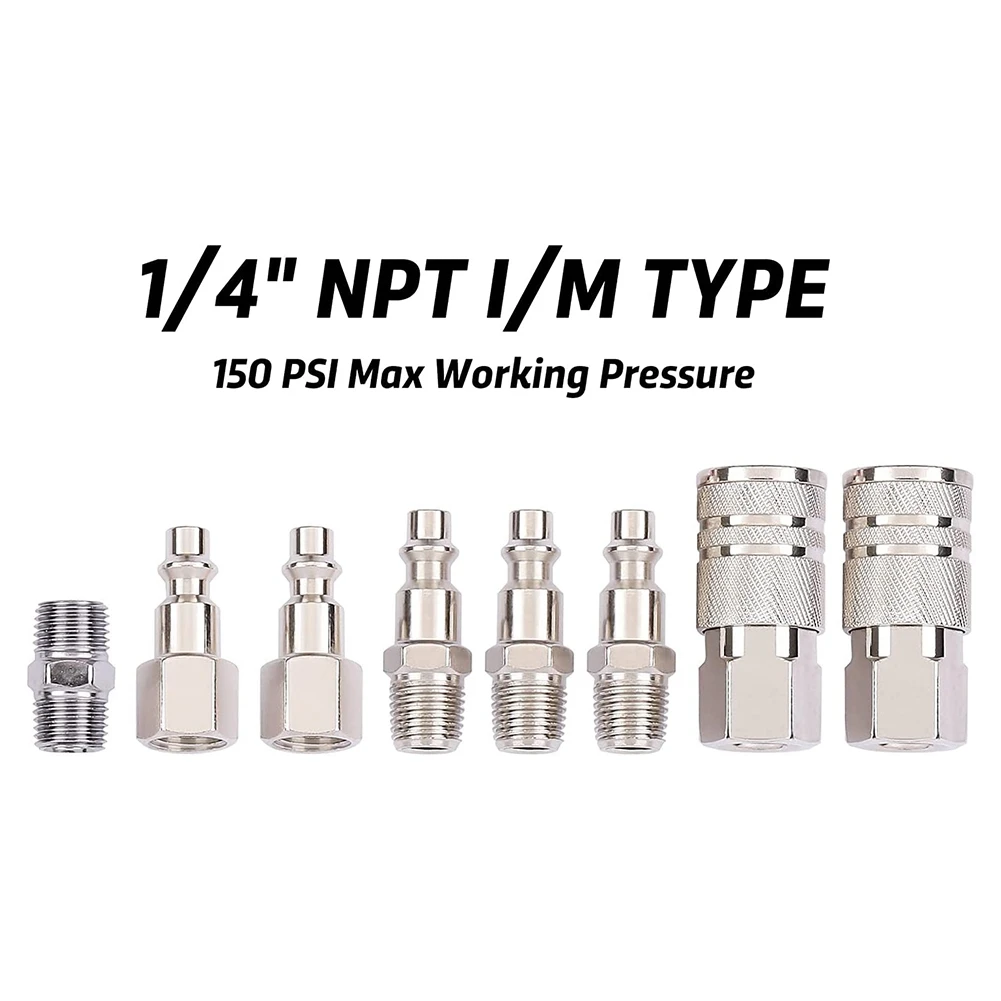 A45M-21 Pieces Air Compressor Accessories 1/4 Inch NPT, Inflation Kit, With Blow Gun, Air Chucks, Inflation Needles,Seal Tape
A45M-21 Pieces Air Compressor Accessories 1/4 Inch NPT, Inflation Kit, With Blow Gun, Air Chucks, Inflation Needles,Seal Tape
