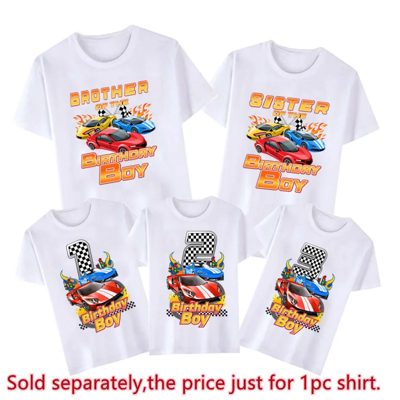 Cool Race Car Birthday T-Shirt for Adults and Kids - Soft and Comfy Apparel with Fun Racing Elements
Cool Race Car Birthday T-Shirt for Adults and Kids - Soft and Comfy Apparel with Fun Racing Elements