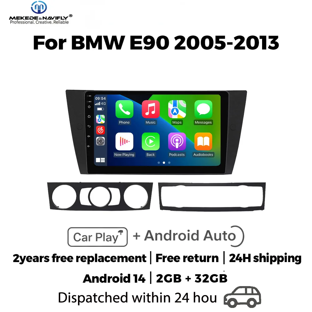 Автомагнитола MEKEDE&NAVIFLY Android 14 для BMW 3 серии E90 E91 E92 E93 2006-2012 с Carplay, центральная мультимедийная система, умная аудиосистема для автомобиля
Автомагнитола MEKEDE&NAVIFLY Android 14 для BMW 3 серии E90 E91 E92 E93 2006-2012 с Carplay, центральная мультимедийная система, умная аудиосистема для автомобиля
