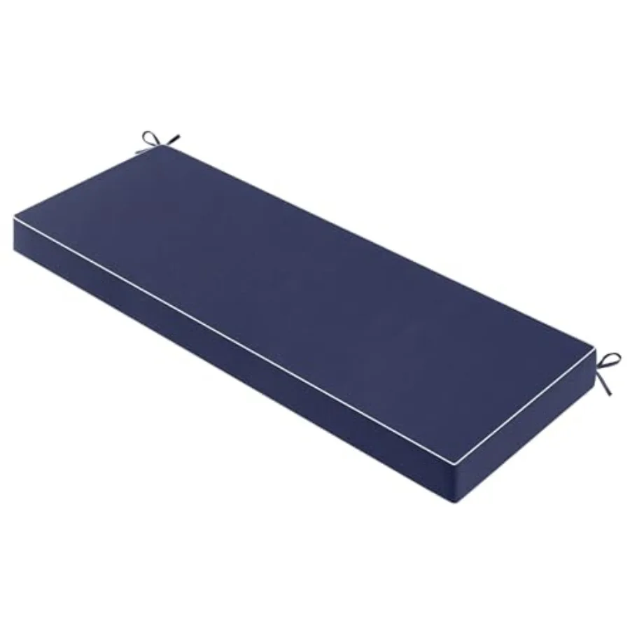 Navy Outdoor Bench Cushion 42x18x3 Inch Waterproof 3-Year Color Fastness Patio Furniture Cushions for Porch Swing Garden Bench
Navy Outdoor Bench Cushion 42x18x3 Inch Waterproof 3-Year Color Fastness Patio Furniture Cushions for Porch Swing Garden Bench