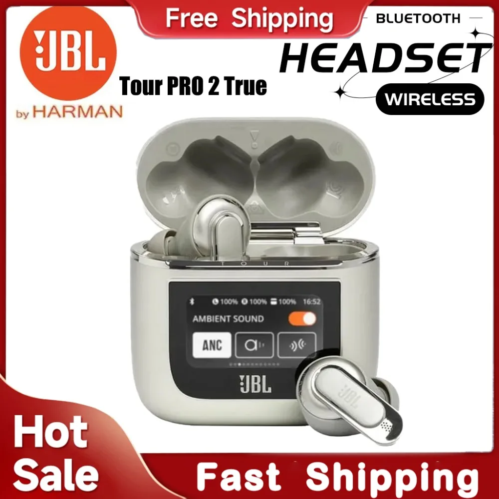 OEM Original JBL Tour Pro 2 True Wireless Bluetooth Earphones Stereo Headphones with Smart LCD Screen JBL Tour Pro 2 True
OEM Original JBL Tour Pro 2 True Wireless Bluetooth Earphones Stereo Headphones with Smart LCD Screen JBL Tour Pro 2 True