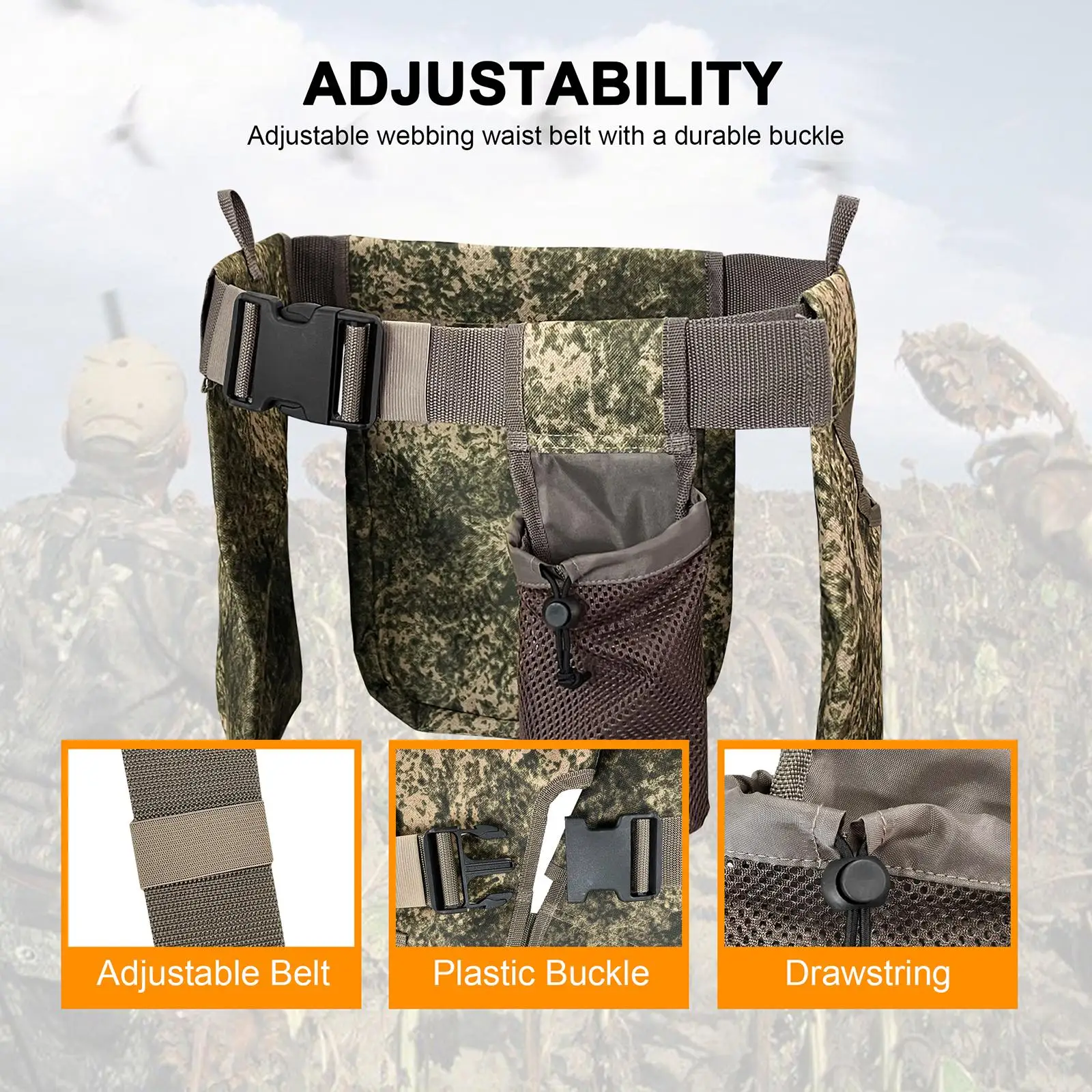Waist Bag Belt Bag Organizer Detachable Fanny Packs Pouch for Hiking Sports
Waist Bag Belt Bag Organizer Detachable Fanny Packs Pouch for Hiking Sports