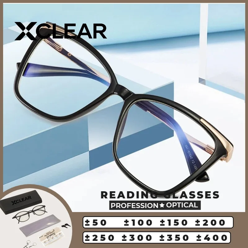 XCLEAR Women Simple Cat Eye Myopia Prescription Computer Glasses Blue Light Filter Progressive Photochromic Optical Eyeglasses
XCLEAR Women Simple Cat Eye Myopia Prescription Computer Glasses Blue Light Filter Progressive Photochromic Optical Eyeglasses