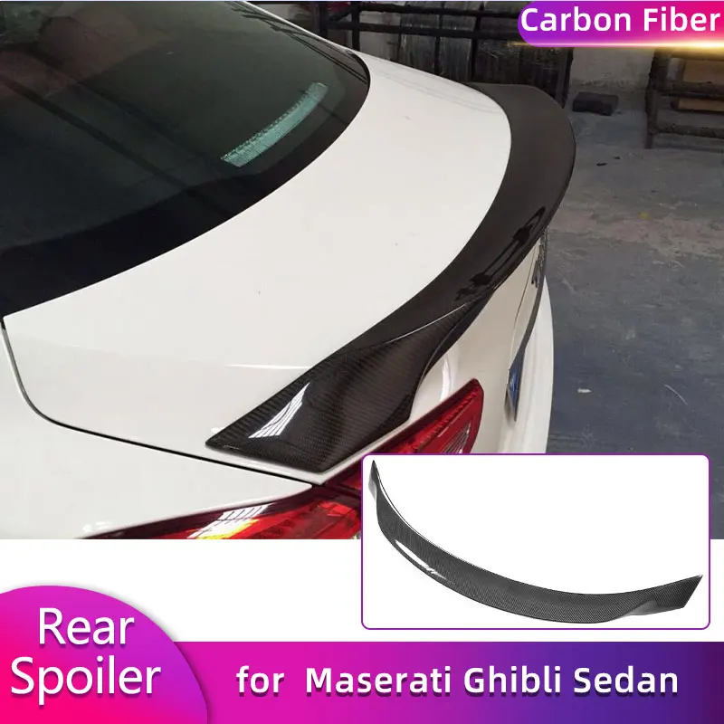 Carbon Fiber Rear Trunk Spoiler Wings for Maserati Ghibli Sedan 2014-2016 Car Racing Rear Spoiler Boot Wing Lip Body Kit FRP
Carbon Fiber Rear Trunk Spoiler Wings for Maserati Ghibli Sedan 2014-2016 Car Racing Rear Spoiler Boot Wing Lip Body Kit FRP