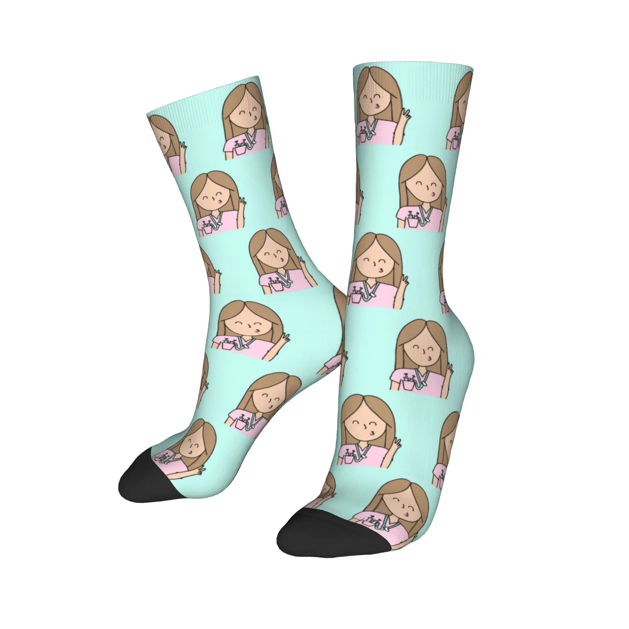 Fashion Men's Socks Casual Enfermera En Apuros Doctor Nurse Sock Polyester Medical Medicine Health High Quality Women Socks
Fashion Men's Socks Casual Enfermera En Apuros Doctor Nurse Sock Polyester Medical Medicine Health High Quality Women Socks