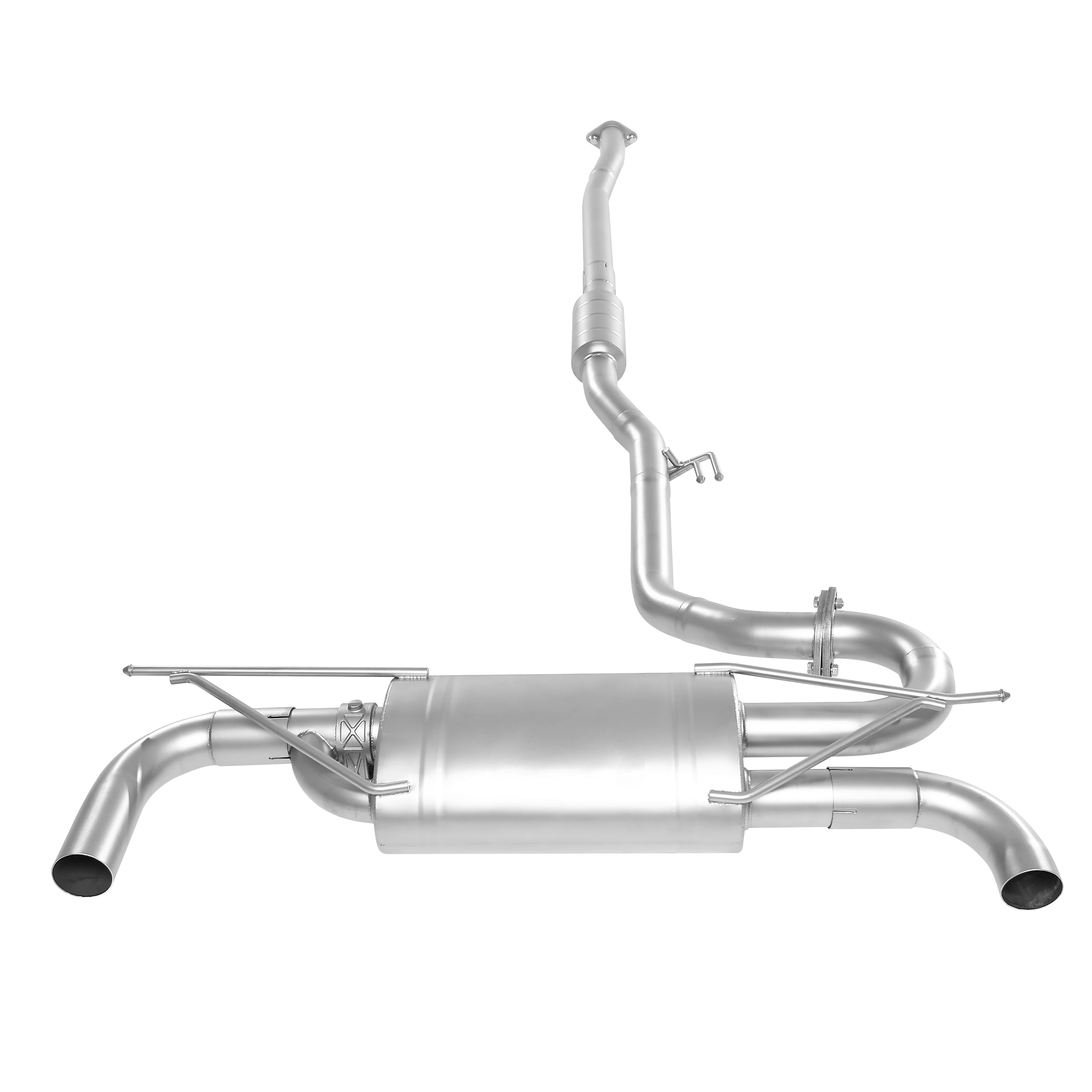 Valvetronic Rear Exhaust with Electronic Valve, Compatible with Hyundai Genesis Coupe 2.0T/3.8 2019+, 304 Stainless Steel
Valvetronic Rear Exhaust with Electronic Valve, Compatible with Hyundai Genesis Coupe 2.0T/3.8 2019+, 304 Stainless Steel