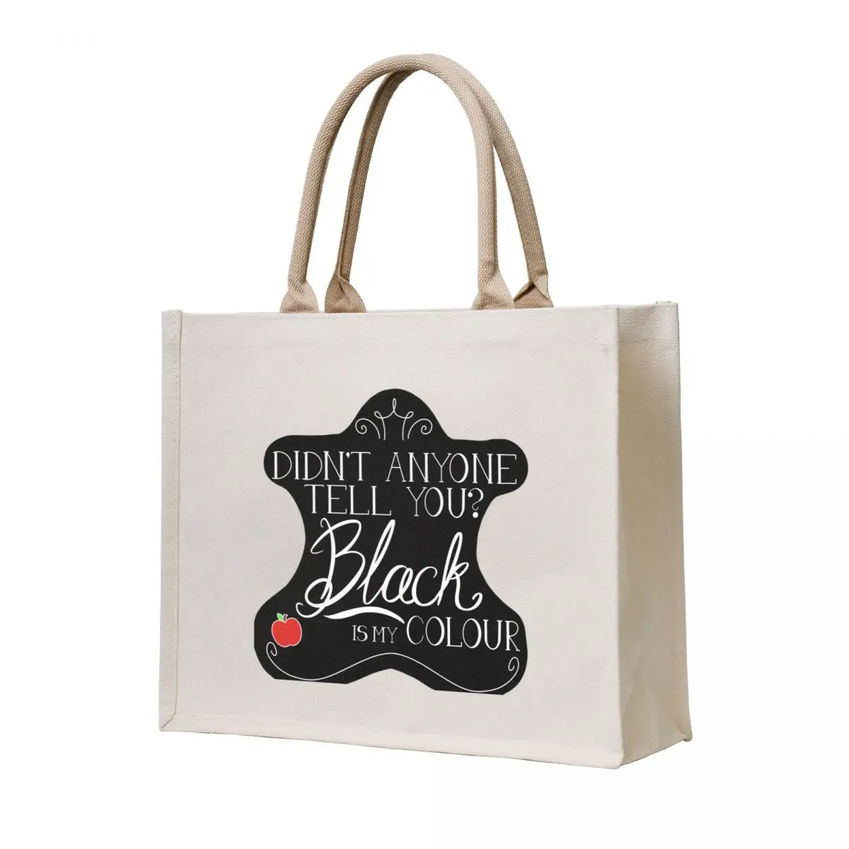 Black is my colour (white font, English spelling) Tote Bag tote bags men tote bag woman Canvas
Black is my colour (white font, English spelling) Tote Bag tote bags men tote bag woman Canvas