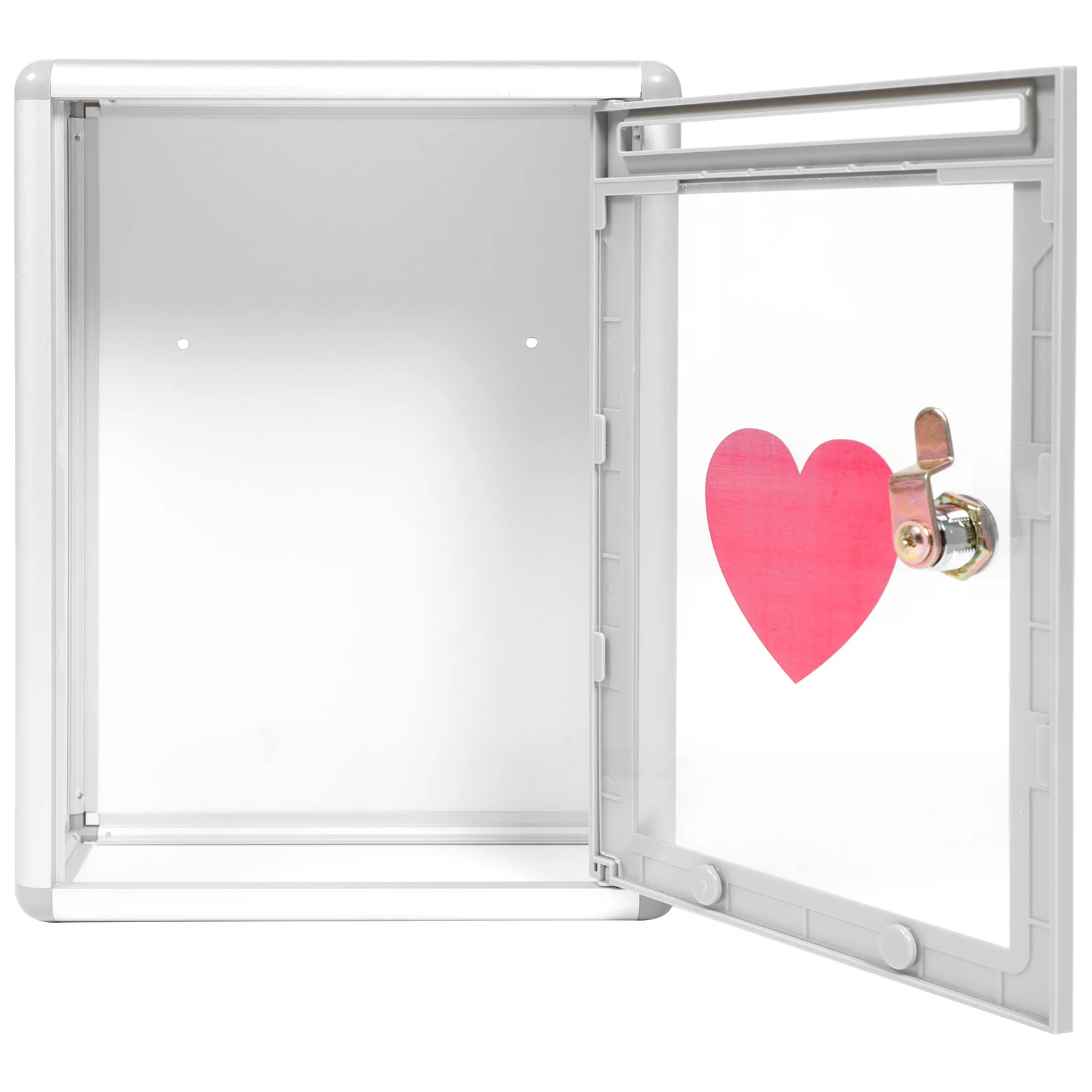 Aluminum Frame Box Wall Mounted Collection Container for Metal Collection Box Gifts Donations Storage
Aluminum Frame Box Wall Mounted Collection Container for Metal Collection Box Gifts Donations Storage