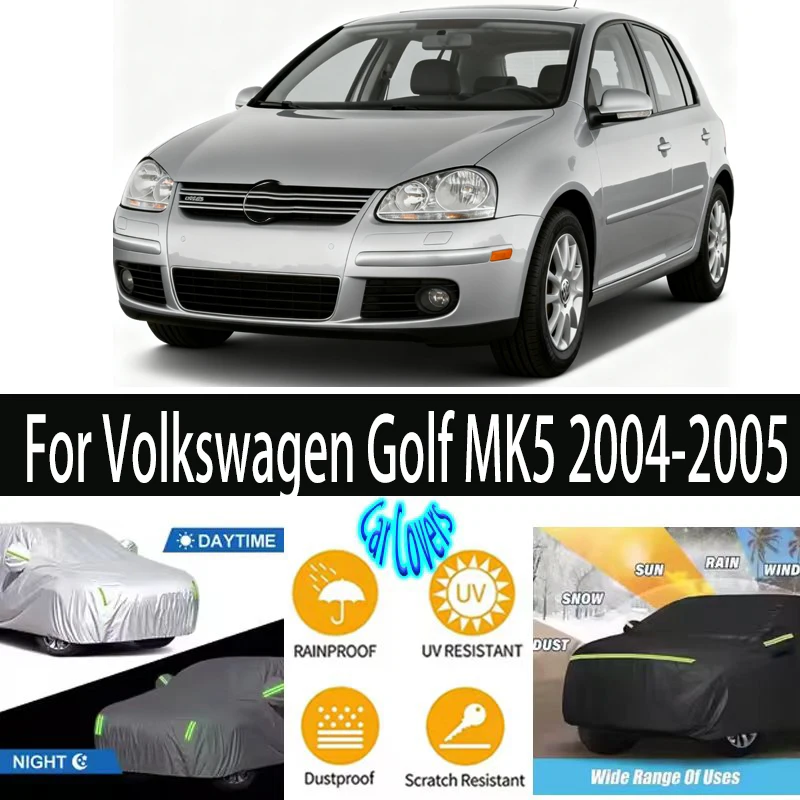For Volkswagen Golf MK5 2004-2005 Outdoor Protection Full Car Covers Snow Cover Sunshade Waterproof Dustproof Exterior
For Volkswagen Golf MK5 2004-2005 Outdoor Protection Full Car Covers Snow Cover Sunshade Waterproof Dustproof Exterior