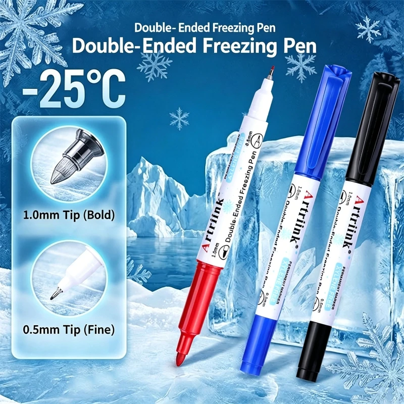 Freezer Marker Safe Marker Pen With Quick Drying Oil Based Inks Design For Refrigerator And Packaging Labeling 896C
Freezer Marker Safe Marker Pen With Quick Drying Oil Based Inks Design For Refrigerator And Packaging Labeling 896C