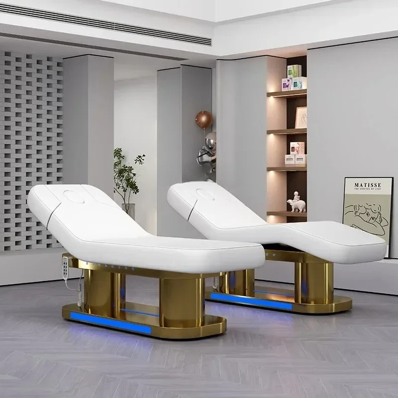 xzElectric Lift Beauty Care Bed Beauty Salon Led Stainless Steel Gold Plated Massage Couch Tattoo
xzElectric Lift Beauty Care Bed Beauty Salon Led Stainless Steel Gold Plated Massage Couch Tattoo