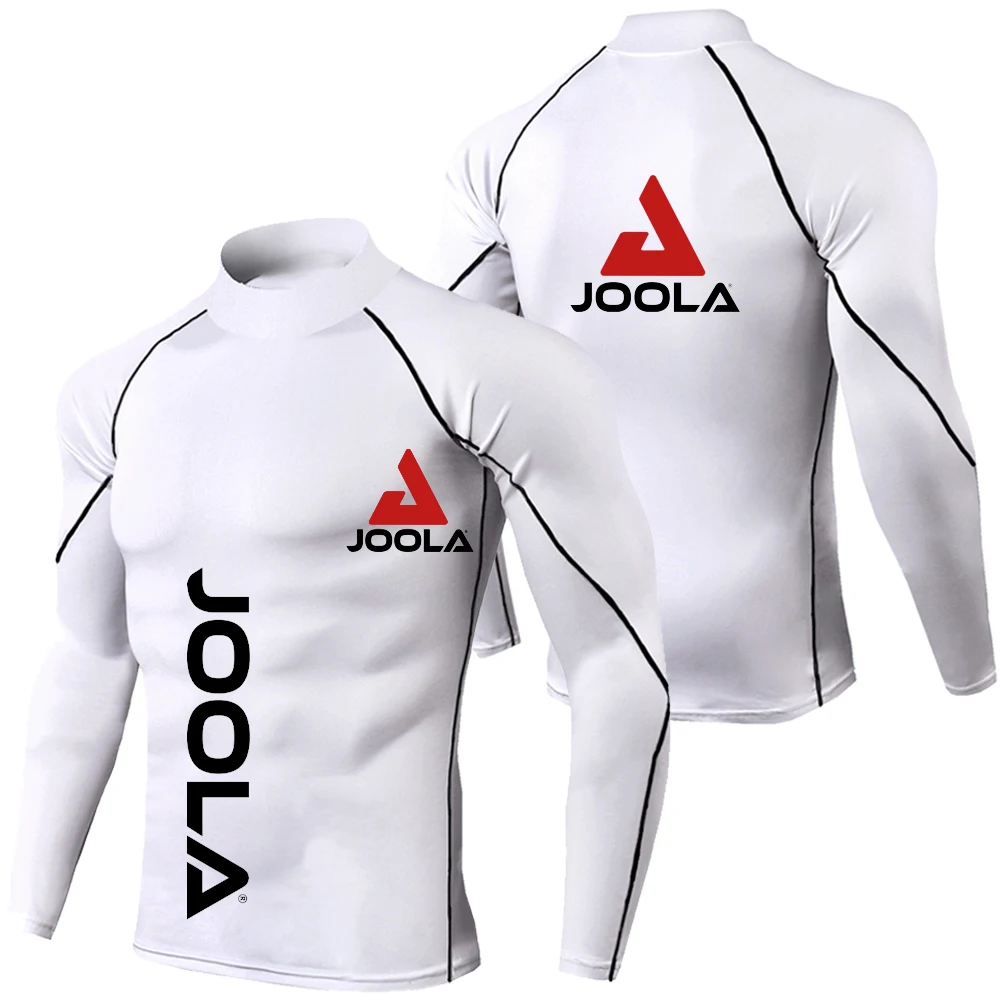 JOOLA outdoor running base shirt, tight fitting sports training suit, men's high neck fitness suit, long sleeved quick drying T-
JOOLA outdoor running base shirt, tight fitting sports training suit, men's high neck fitness suit, long sleeved quick drying T-