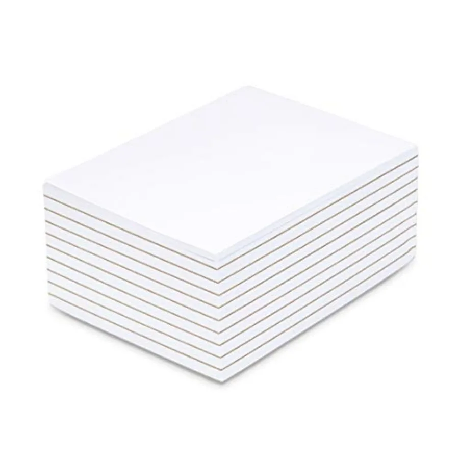 0 Pack 4" x 6" Scratch Pads, Blank Paper Memo Pads, Bulk 0 Pad Pack, 50 Sheets per Pad, Unlined Gummed Notepads for Servers, Wr
0 Pack 4" x 6" Scratch Pads, Blank Paper Memo Pads, Bulk 0 Pad Pack, 50 Sheets per Pad, Unlined Gummed Notepads for Servers, Wr