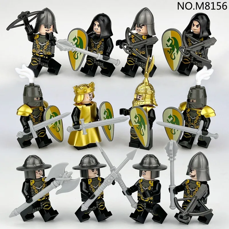 Medieval Green Dragon Knight Figure Cross-border wholesale Children's assembly Small particle building block Figure bow hot sale
Medieval Green Dragon Knight Figure Cross-border wholesale Children's assembly Small particle building block Figure bow hot sale