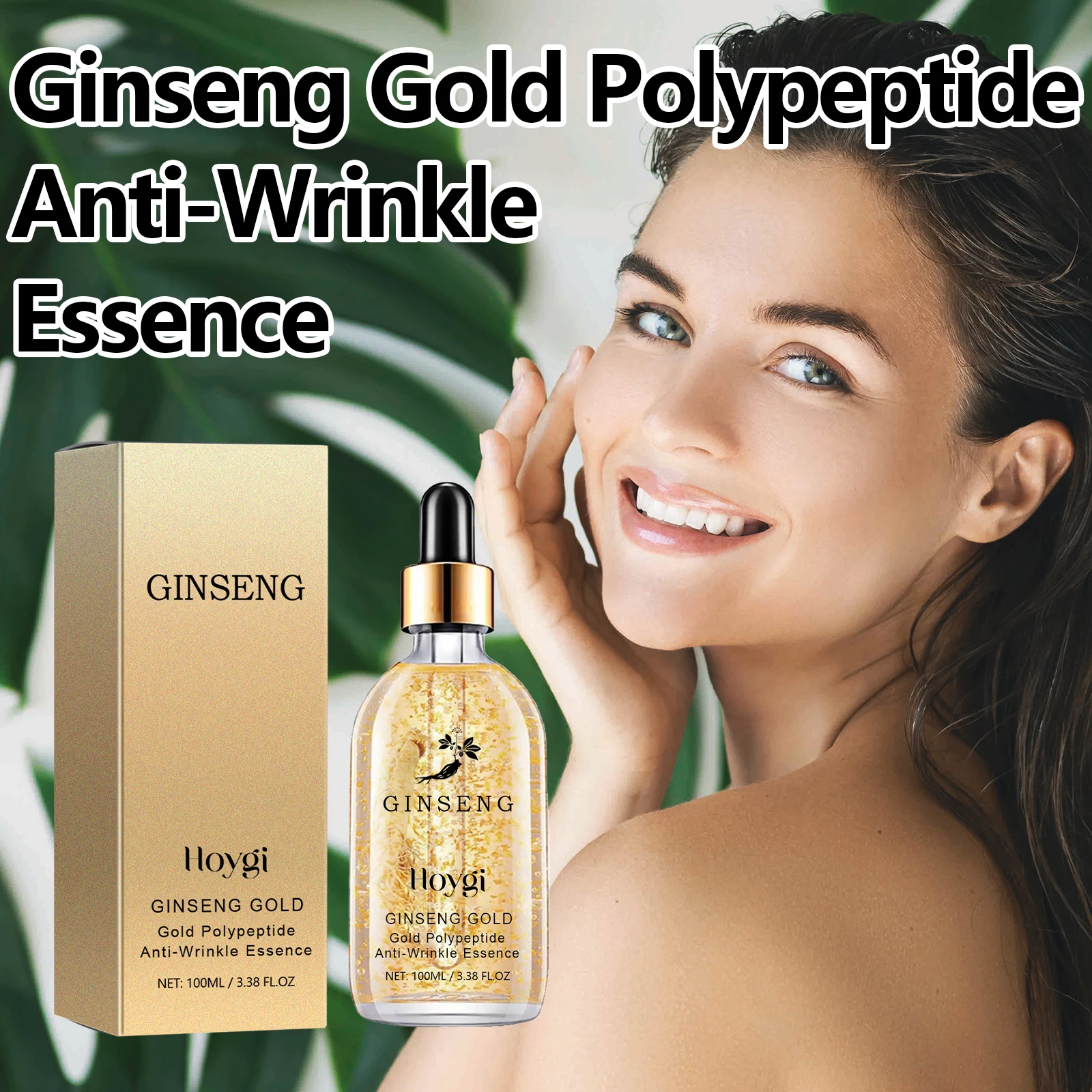 Ginseng Polypeptide Anti-Aging Essence Oil Gold Tightening Sagging Skin Reduce Fine Line Moisturizing Lightening Skin Face Serum
Ginseng Polypeptide Anti-Aging Essence Oil Gold Tightening Sagging Skin Reduce Fine Line Moisturizing Lightening Skin Face Serum