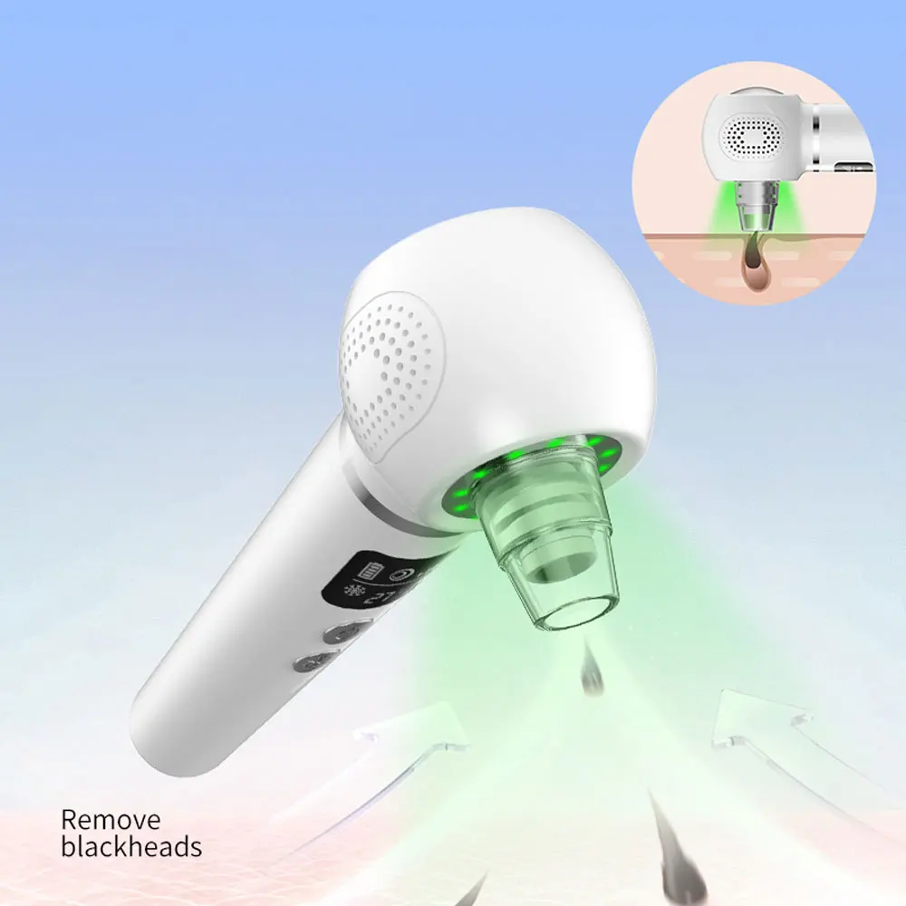 Electric Facial Cleansing Device For Blackheads Cold and Hot Compress Blackhead Suction Device
Electric Facial Cleansing Device For Blackheads Cold and Hot Compress Blackhead Suction Device