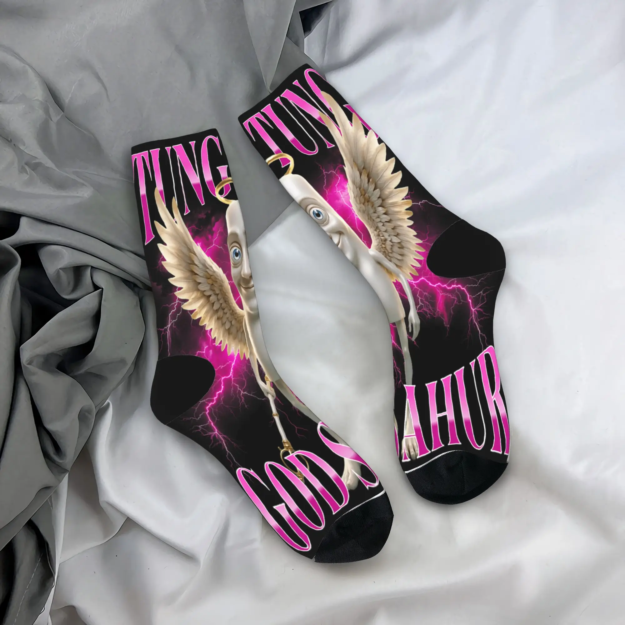 Tung Tung Tung Sahur Italian Brainrot Stockings Graphic Novelty Socks Spring Non Skid Socks Women Men Running Sports Soft Socks
Tung Tung Tung Sahur Italian Brainrot Stockings Graphic Novelty Socks Spring Non Skid Socks Women Men Running Sports Soft Socks