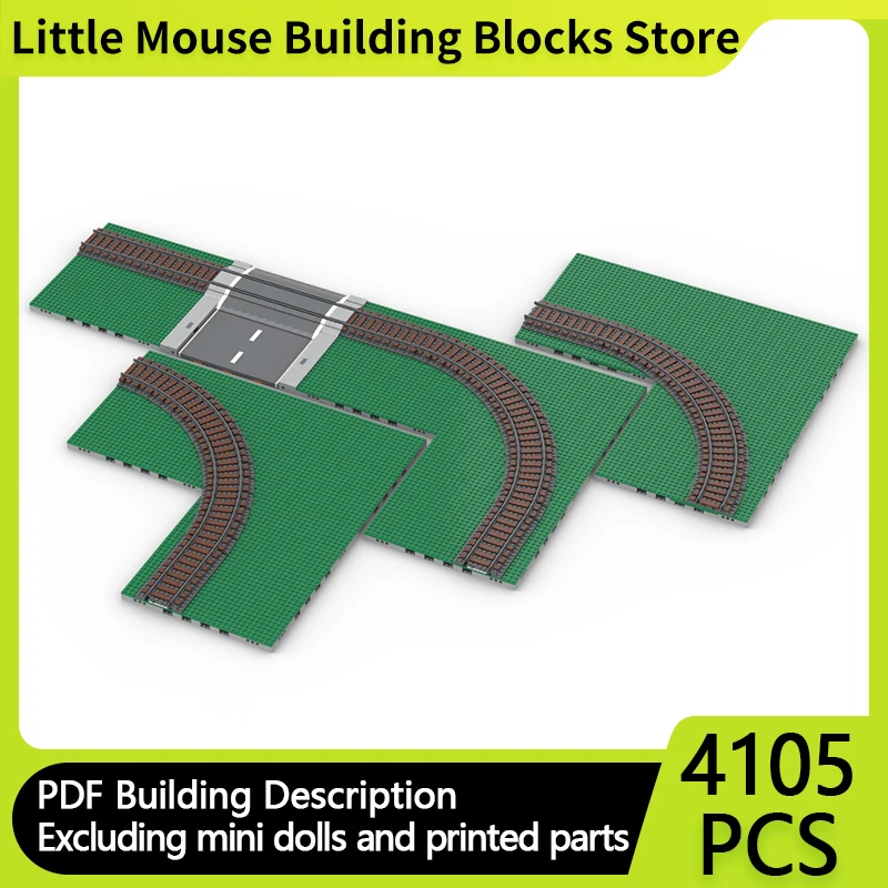 City Street View Model MOC Building Bricks Train Track Crossing Pack Modular Technology Gifts Holiday Assemble Children Toy Suit
City Street View Model MOC Building Bricks Train Track Crossing Pack Modular Technology Gifts Holiday Assemble Children Toy Suit