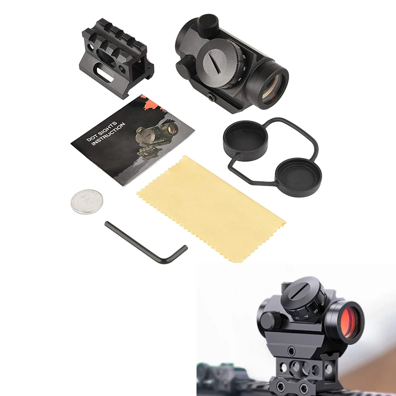 MidTen 2MOA Rifle Scope Red Dot Sight 1x25mm Reflex Optics Riflescope Sighting with 1 inch Riser Mount for Picatinny Rail
MidTen 2MOA Rifle Scope Red Dot Sight 1x25mm Reflex Optics Riflescope Sighting with 1 inch Riser Mount for Picatinny Rail