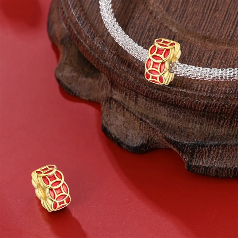 925 Sterling Silver Money String Charms Beads For Women Fit Original Bracelet DIY Birthday Party Jewelry Gifts
925 Sterling Silver Money String Charms Beads For Women Fit Original Bracelet DIY Birthday Party Jewelry Gifts