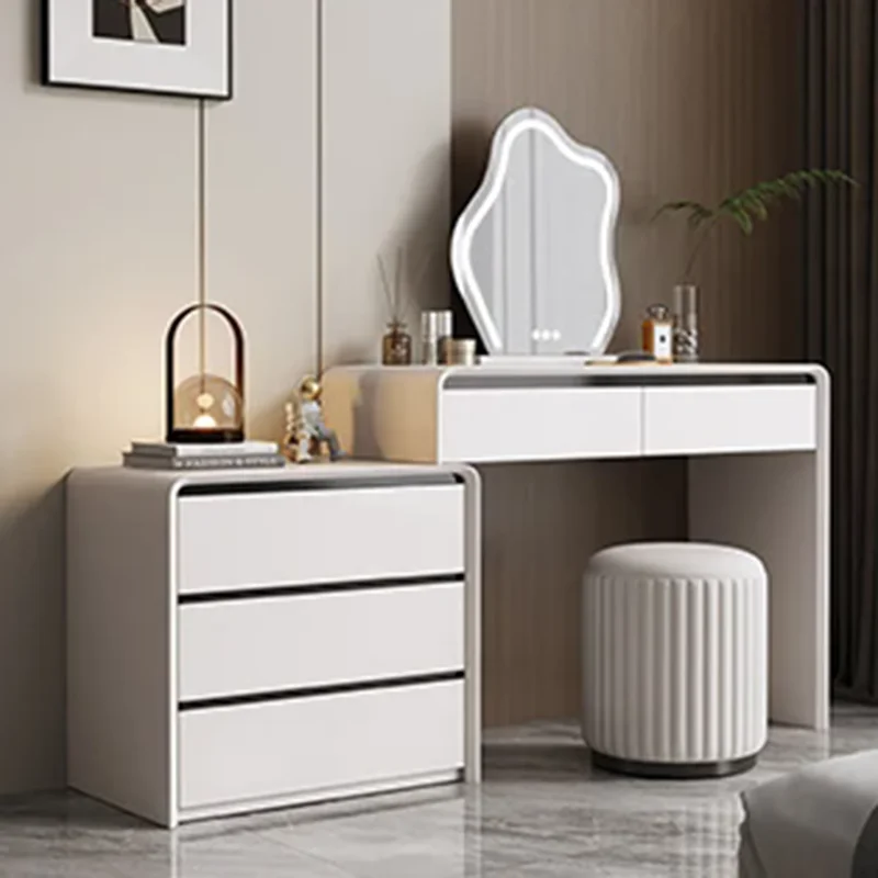 Drawers Storage Dressing Table Bedroom Makeup Cabinet Mobile Living Room Modern Vanity Table Girl Penteadeira Chinese Furniture
Drawers Storage Dressing Table Bedroom Makeup Cabinet Mobile Living Room Modern Vanity Table Girl Penteadeira Chinese Furniture
