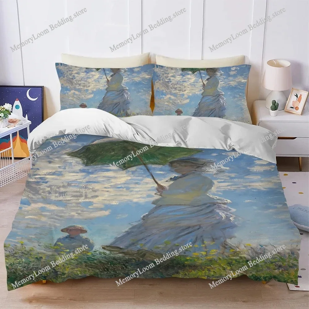 Art Claude Monet Duvet Cover Set Home Style Bedding Soft Laundry Cotton Bed Four Seasons Student Dormitory Home Textileextile
Art Claude Monet Duvet Cover Set Home Style Bedding Soft Laundry Cotton Bed Four Seasons Student Dormitory Home Textileextile