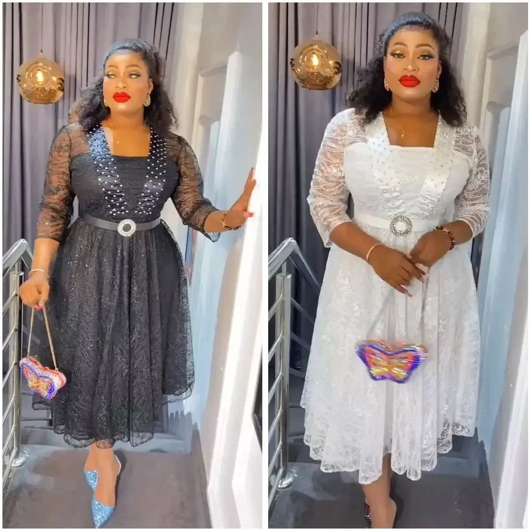 African Dresses for Women Spring Elegant Plus Size Wedding Party Long Dress Dashiki Ankara Lace Outfits Dashiki Africa Clothing
African Dresses for Women Spring Elegant Plus Size Wedding Party Long Dress Dashiki Ankara Lace Outfits Dashiki Africa Clothing