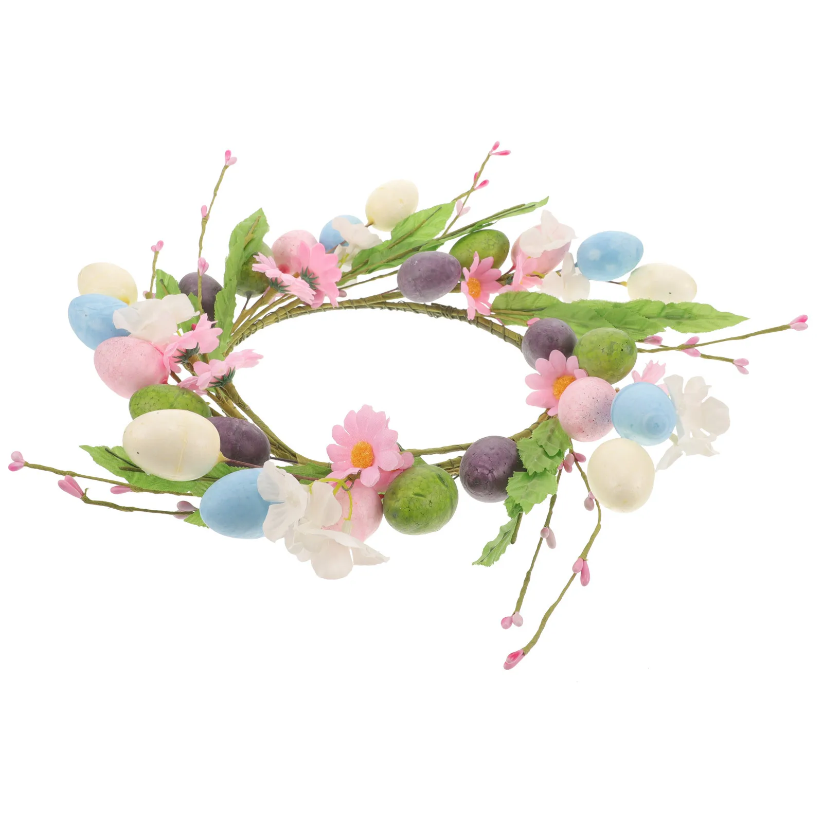 Decorative Easter Wreath with Vibrant Eggs and Natural Foliage for Door Wall Garden Indoor Outdoor Holiday Display
Decorative Easter Wreath with Vibrant Eggs and Natural Foliage for Door Wall Garden Indoor Outdoor Holiday Display