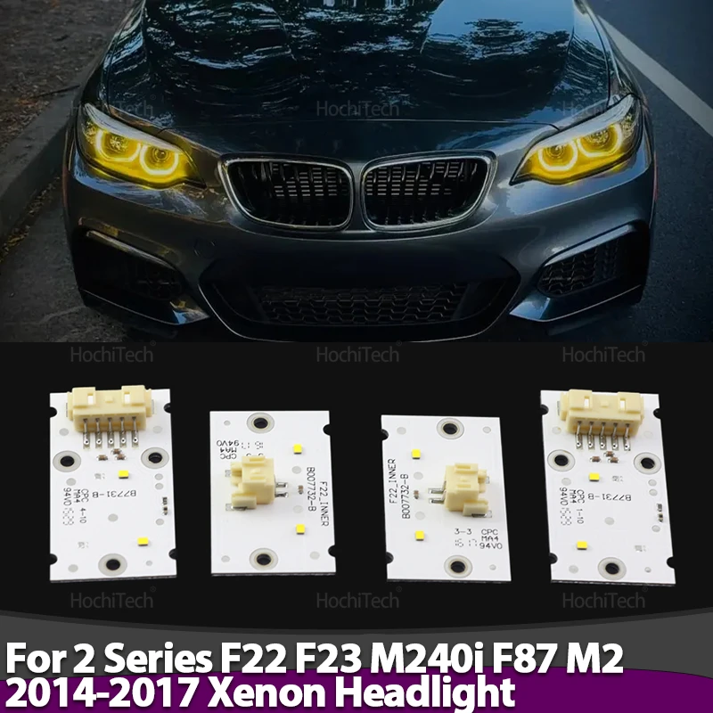Yellow Angel Eyes Light DRL Boards for BMW 2 Series F22 F23 M240i F87 M2 Pre-facelift 2014-2017 Headlight Daytime Running Light
Yellow Angel Eyes Light DRL Boards for BMW 2 Series F22 F23 M240i F87 M2 Pre-facelift 2014-2017 Headlight Daytime Running Light