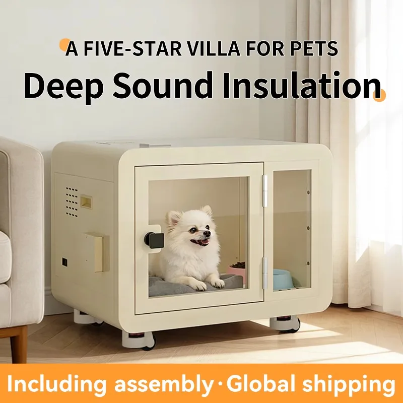 Modular Soundproof Pet Modern Cat Dog Villa Quiet Enclosure with Wheels Lockable Door Breathable Ventilation for Indoor HoteUse
Modular Soundproof Pet Modern Cat Dog Villa Quiet Enclosure with Wheels Lockable Door Breathable Ventilation for Indoor HoteUse