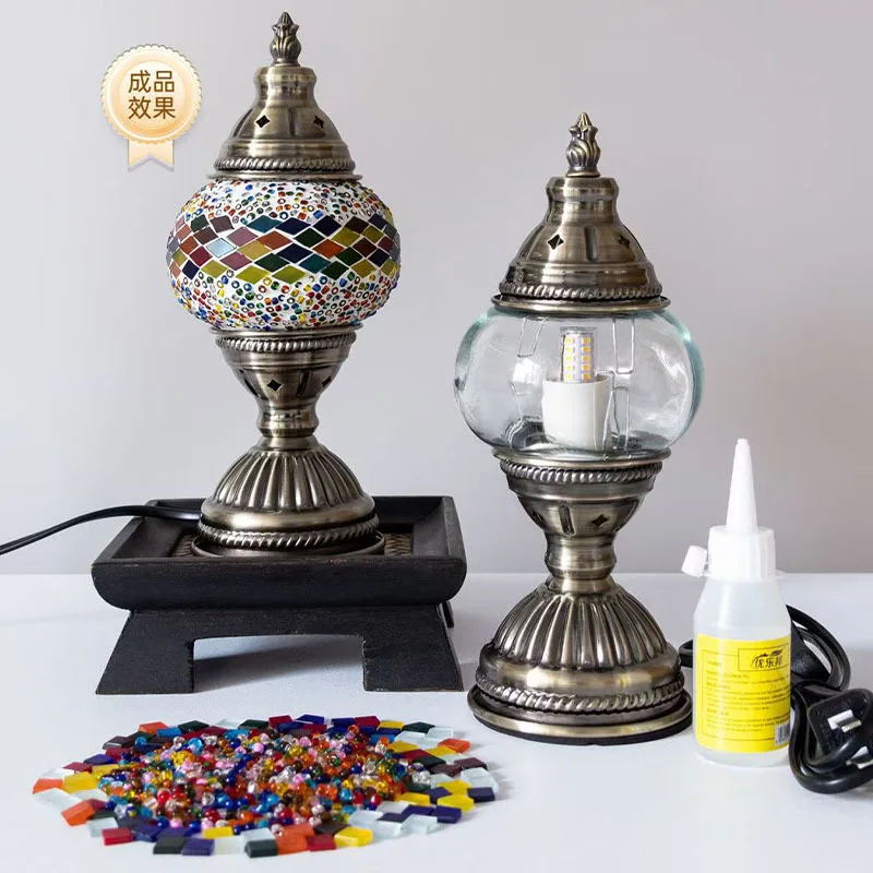 Team Building Handmade DIY Mosaic Material Pack Small Desk Lamp Bedroom Study Hotel Homestay Decorative Lamp Light Luxury Style
Team Building Handmade DIY Mosaic Material Pack Small Desk Lamp Bedroom Study Hotel Homestay Decorative Lamp Light Luxury Style
