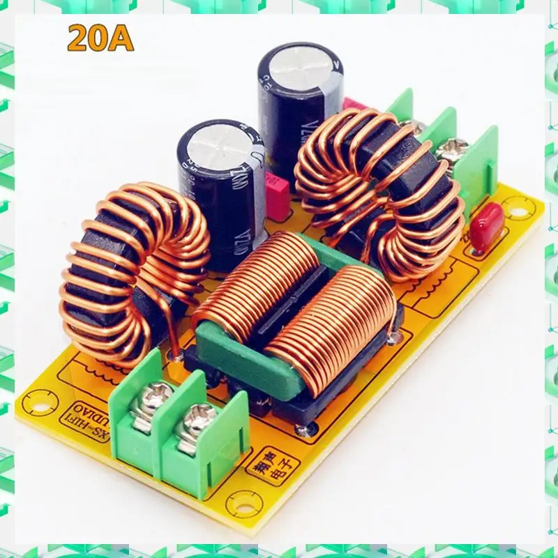 20A DC LC-фильтр EMI Электромагнитный фильтр помех Emc Fcc Высокочастотная фильтрация мощности для автомобиля 12 В 24 В 48 В Простой в использовании
20A DC LC-фильтр EMI Электромагнитный фильтр помех Emc Fcc Высокочастотная фильтрация мощности для автомобиля 12 В 24 В 48 В Простой в использовании