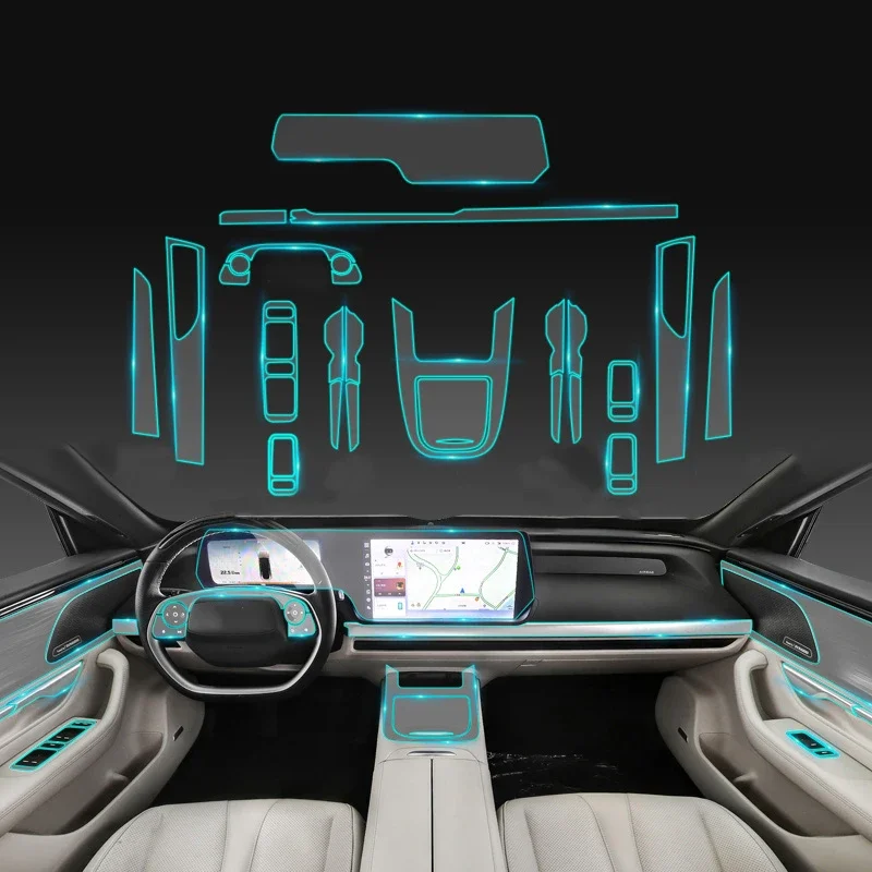 Прозрачная пленка из ТПУ для Xpeng P7 2022 2023, наклейки для салона автомобиля, центральная консоль, сенсорный экран, подъемная панель для дверей и окон
Прозрачная пленка из ТПУ для Xpeng P7 2022 2023, наклейки для салона автомобиля, центральная консоль, сенсорный экран, подъемная панель для дверей и окон
