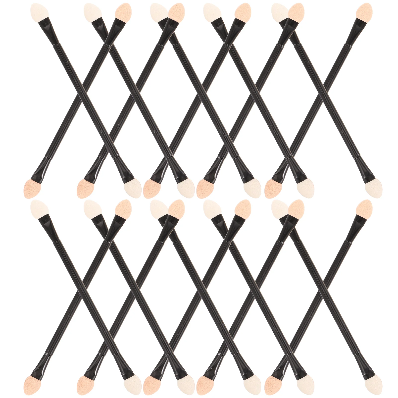 30 Pcs Eye Shadow Stick Eyeshadow Sponge Brush Tool Long Handle Black Plastic Makeup Double-ended Sticks
30 Pcs Eye Shadow Stick Eyeshadow Sponge Brush Tool Long Handle Black Plastic Makeup Double-ended Sticks