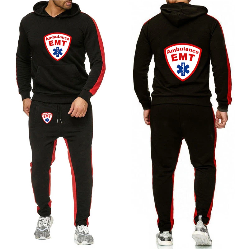 2026 Spring And Autumn Men's EMT Emergency Ambulance Logo Print Solid Color Simple Pullover Hoodies Leisure Long Pants Suits
2026 Spring And Autumn Men's EMT Emergency Ambulance Logo Print Solid Color Simple Pullover Hoodies Leisure Long Pants Suits