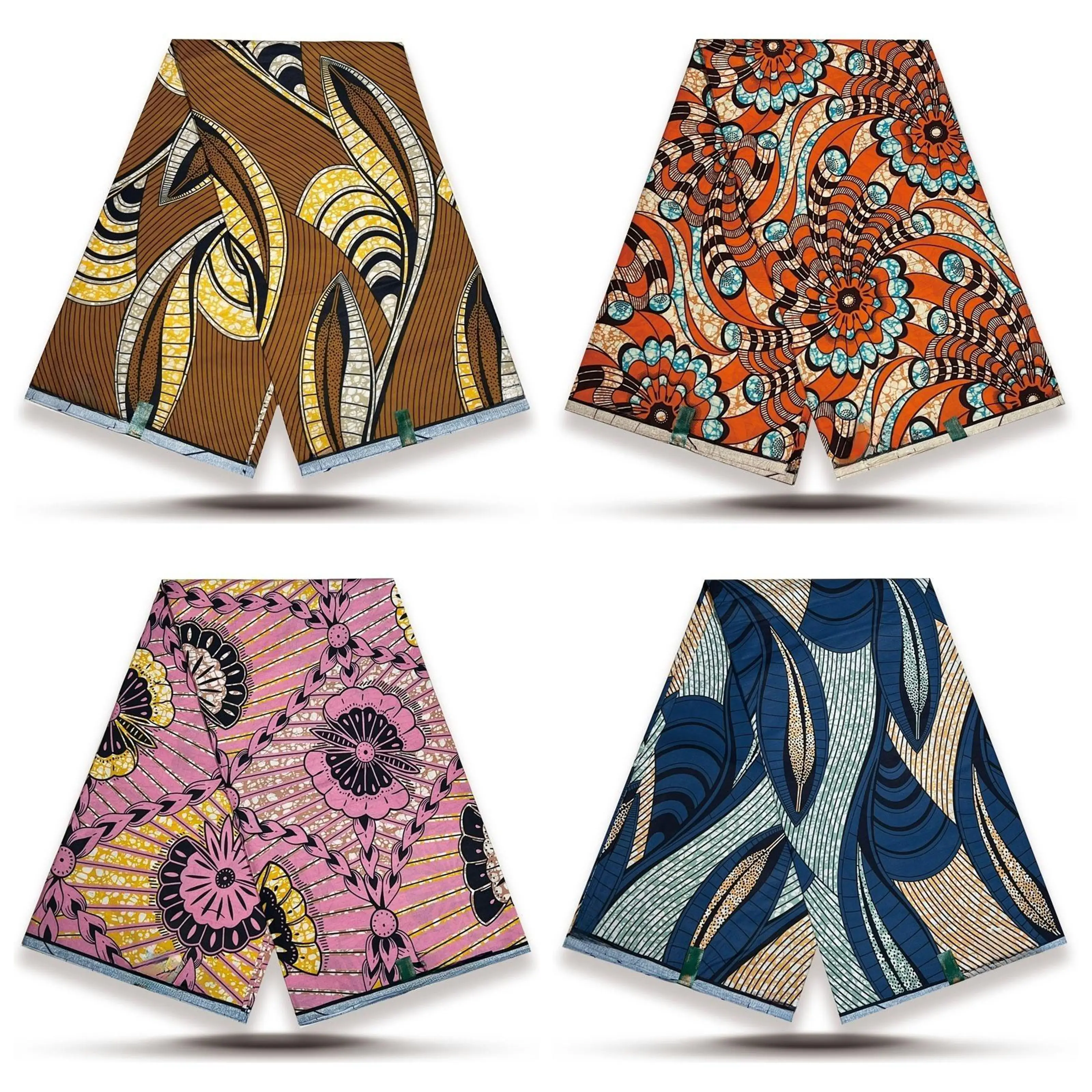 Новая 100% хлопок, оригинальная настоящая восковая ткань Анкара 2025 с африканским принтом для свадебного платья, африканская супервосковая ткань
Новая 100% хлопок, оригинальная настоящая восковая ткань Анкара 2025 с африканским принтом для свадебного платья, африканская супервосковая ткань