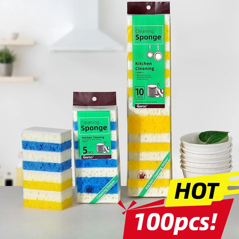 100 Pcs Dual-Color Emery High-Foam Sponge Scrubber | Heavy-Duty Magic Cleaning Pad for Kitchen Dish & Pot Washing
100 Pcs Dual-Color Emery High-Foam Sponge Scrubber | Heavy-Duty Magic Cleaning Pad for Kitchen Dish & Pot Washing