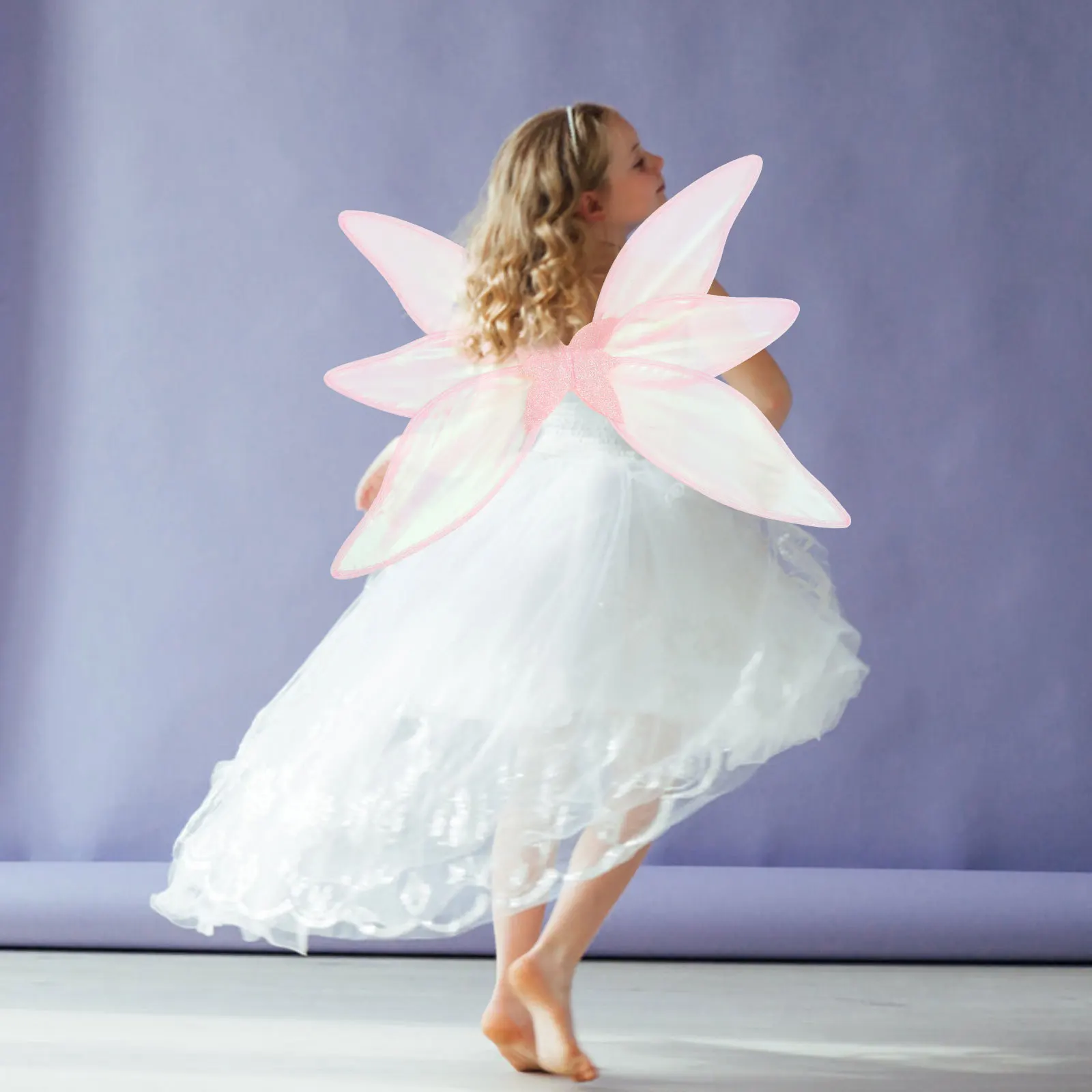 Fairy Wings Props 6 Pieces White Transparent Kids Costume Accessories for Girls Children Party Wing Set Star W
Fairy Wings Props 6 Pieces White Transparent Kids Costume Accessories for Girls Children Party Wing Set Star W