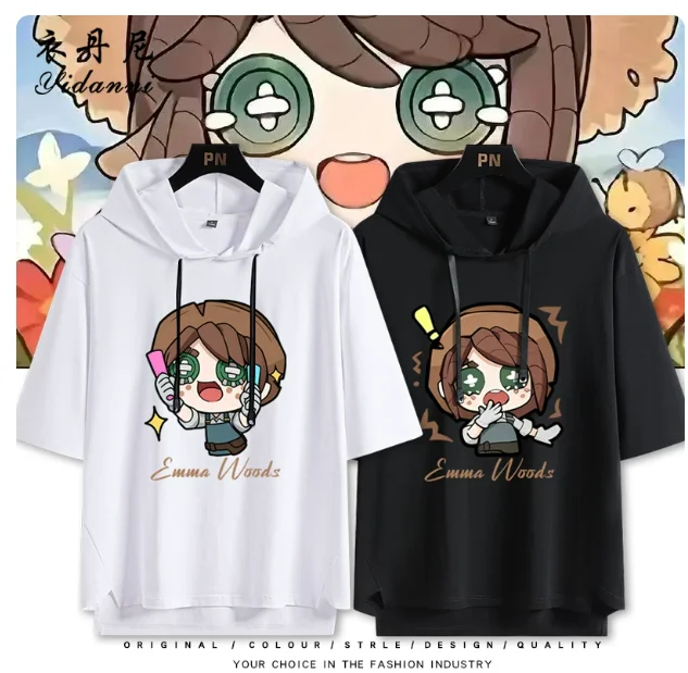 Anime Identity Ⅴ Emma Woods Short Sleeve T-shirt Summer Cosplay Costume Casual Student Loose Tops New YDN
Anime Identity Ⅴ Emma Woods Short Sleeve T-shirt Summer Cosplay Costume Casual Student Loose Tops New YDN