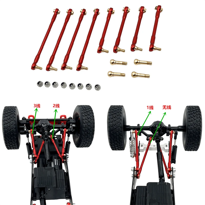 Naughty Dragon WPL 1/16 C44 C34 FJ45 Remote Control Vehicle RC Car Metal Upgrade Refitting Chassis Fixing Rod
Naughty Dragon WPL 1/16 C44 C34 FJ45 Remote Control Vehicle RC Car Metal Upgrade Refitting Chassis Fixing Rod