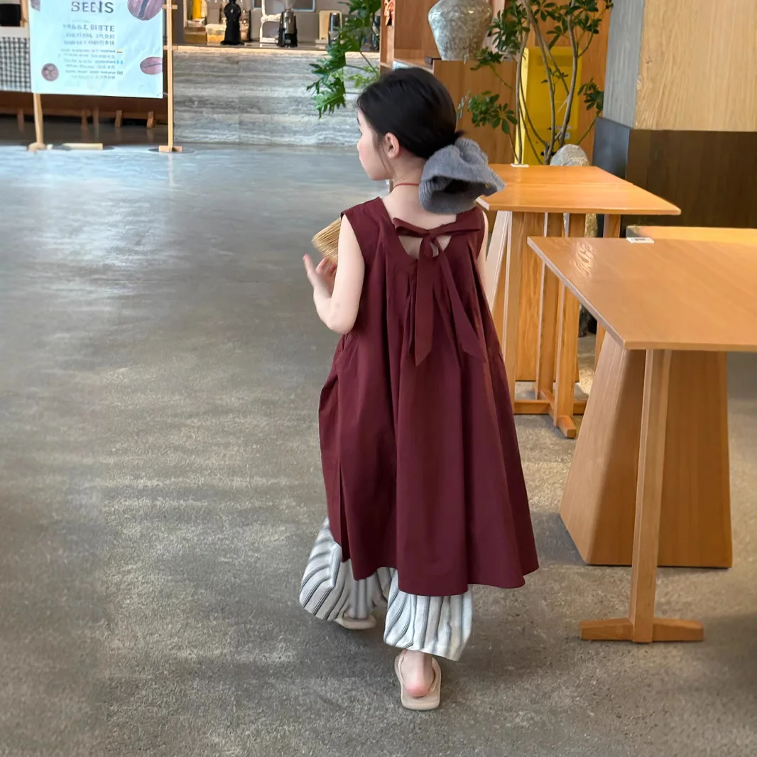 Girls Clothing Kids Outfits Korean Summer Children's Sleeveless Dresses and Pants Matching 2 Piece Clothes Baby Two Piece Sets
Girls Clothing Kids Outfits Korean Summer Children's Sleeveless Dresses and Pants Matching 2 Piece Clothes Baby Two Piece Sets