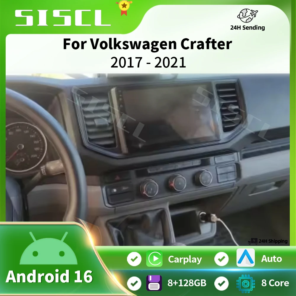 SISCL Android 16 For Volkswagen Crafter 2017 - 2021 Car Radio Multimedia Video Player Navigation stereo GPS No 2din 2 din dvd
SISCL Android 16 For Volkswagen Crafter 2017 - 2021 Car Radio Multimedia Video Player Navigation stereo GPS No 2din 2 din dvd