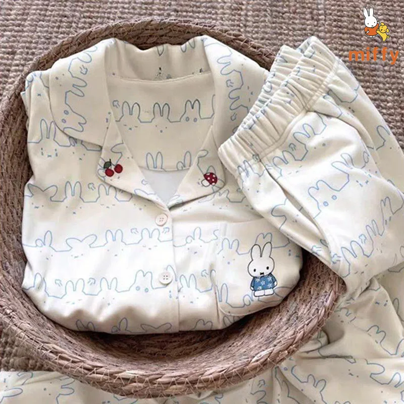 Cute Miffy Pajamas Autumn and Winter Dopamine Comfortable Loungewear Student Dormitory Sleepwear Anime Accessories Perfect Gifts
Cute Miffy Pajamas Autumn and Winter Dopamine Comfortable Loungewear Student Dormitory Sleepwear Anime Accessories Perfect Gifts
