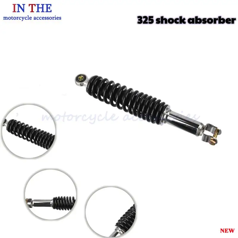 Motorcycle Accessories 125/150 Single Rear Shock Absorber Accessories Endurance Hydraulic Shock Absorber 325MM
Motorcycle Accessories 125/150 Single Rear Shock Absorber Accessories Endurance Hydraulic Shock Absorber 325MM