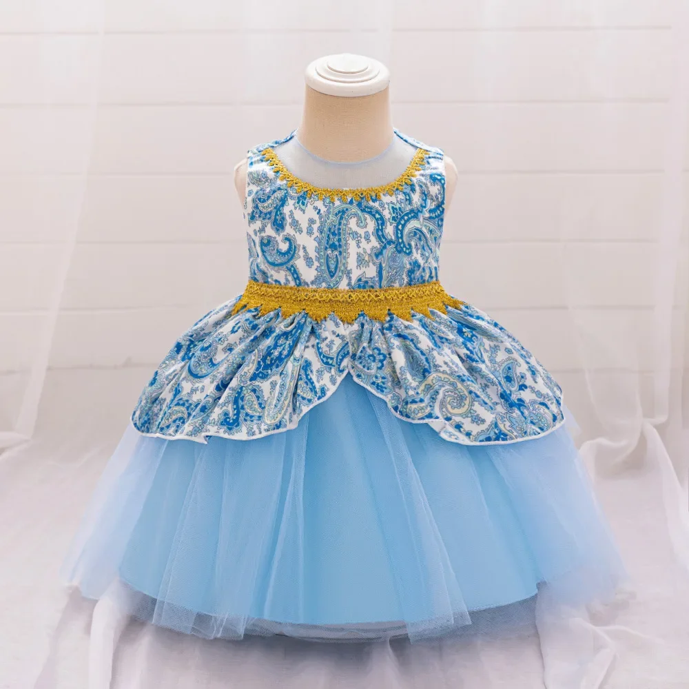 Vintage Girls Blue Party Dress Baby Girl Flower Embroidery Princess Gown Tutu Dresses Toddler Summer Daily Clothes Fashion Wear
Vintage Girls Blue Party Dress Baby Girl Flower Embroidery Princess Gown Tutu Dresses Toddler Summer Daily Clothes Fashion Wear