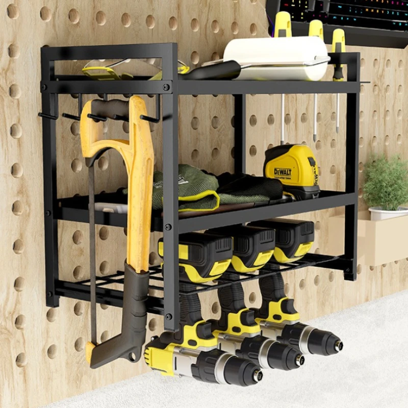 New model Wall Mounted Power Tool Storage Rack Heavy Duty Floating Storage Rack Hand Drill Screwdriver Tool Shelf
New model Wall Mounted Power Tool Storage Rack Heavy Duty Floating Storage Rack Hand Drill Screwdriver Tool Shelf