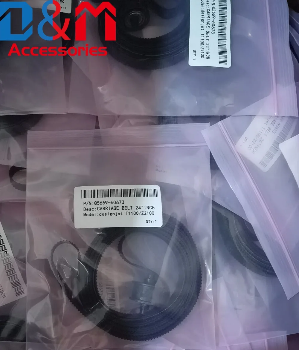 2Pcs Compaitble New Carriage Belt 24Inch Q5669-60673 44Inch Q6659-60175 For HP Designjet T610 T1100 Z2100 Z3100 T620 3200 T11
2Pcs Compaitble New Carriage Belt 24Inch Q5669-60673 44Inch Q6659-60175 For HP Designjet T610 T1100 Z2100 Z3100 T620 3200 T11