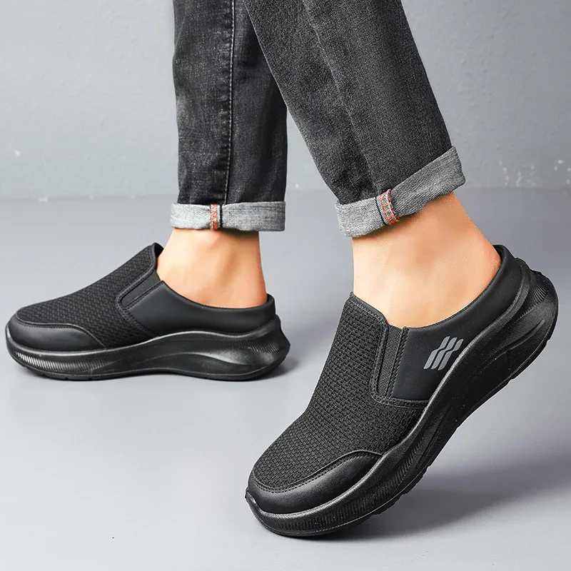 Mens Half Slippers Breathable Soft Sole Outdoor Walking Shoe Non Slip Lightweight Comfortable Casual Shoes Mesh Summer Men Shoes
Mens Half Slippers Breathable Soft Sole Outdoor Walking Shoe Non Slip Lightweight Comfortable Casual Shoes Mesh Summer Men Shoes