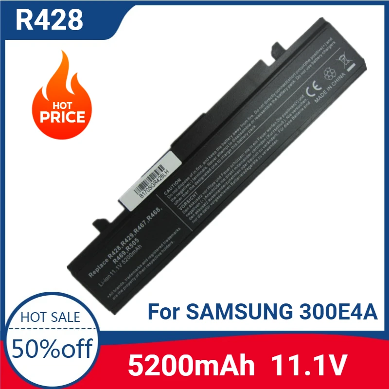 New High-quality R428 Laptop Battery for SAMSUNG 300E4A 300E5A 300E5C 300E7A 300V3A 300V4A 300V5A 305E7A 305V4A Series
New High-quality R428 Laptop Battery for SAMSUNG 300E4A 300E5A 300E5C 300E7A 300V3A 300V4A 300V5A 305E7A 305V4A Series