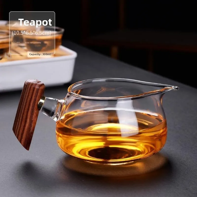 High-End Handmade Crystal Glass Public Cup Tea Dripper Set Thickened Heat-Resistant Wooden Handle Premium Tea Server
High-End Handmade Crystal Glass Public Cup Tea Dripper Set Thickened Heat-Resistant Wooden Handle Premium Tea Server